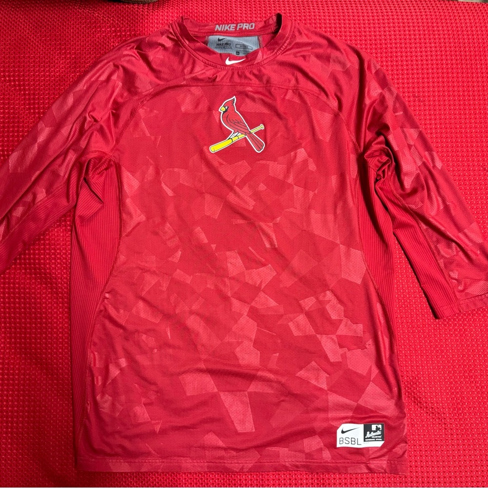 St Louis Cardinals compression 3/4 shirt